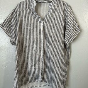 Striped Gray Men's Shirt